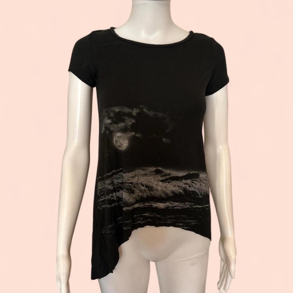 AE Black Asymmetrical Women's Top